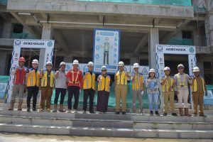 Pastikan pengerjaan Pembangunan Gedung DPRD Tepat Waktu, Hamzih dampingi Ketua DPRD dan Ketua Komisi II lakukan Monitoring