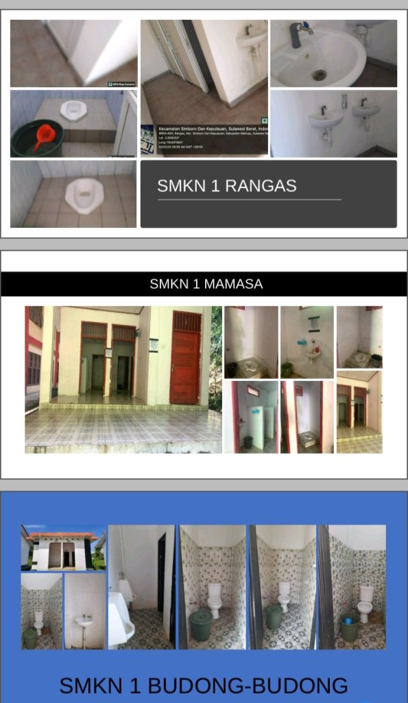 Edisi Januari 2024, Berikut 36 Sekolah di Sulbar Dapat Penilaian Toilet Bersih Dari Disdikbud 