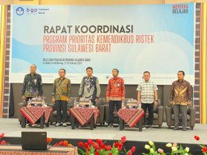 Rakor Program Prioritas Kemendikbudristek RI, Kepala Disdikbud Sulbar Sampaikan Pentingnya Peningkatan Kualitas Guru dan Tenaga Kependidikan