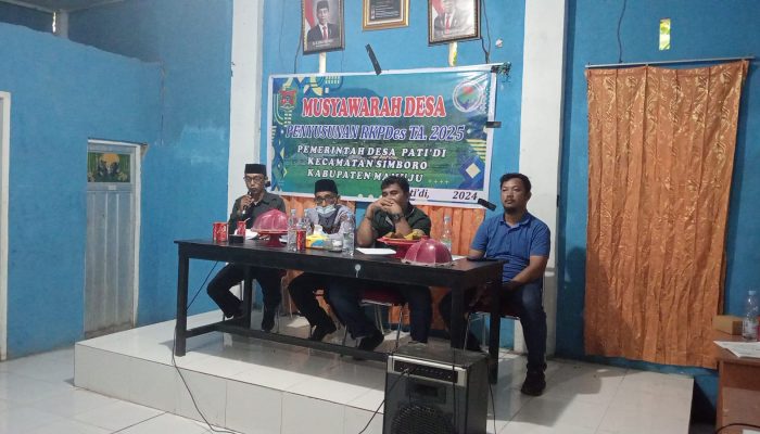 Pemerintah Desa Pati’di  Melaksanakan Musyawarah Desa RKPDes Tahun 2025