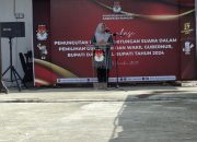 KPU Mamuju Gelar Simulasi Pemungutan dan Penghitungan Suara Pilkada Mamuju 2024.