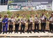 Tim Pusdokkes Polri Apresiasi Kebun Ketahanan Pangan dan Tanaman Obat Polda Sulbar