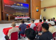 96 Calon Peserta Bakomsus Polda Sulbar Ikuti Pengambilan Sumpah dan Penandatanganan Pakta Integritas