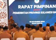 Rapat Internal Pemprov Sulbar, Bahas Evaluasi Kinerja 2024