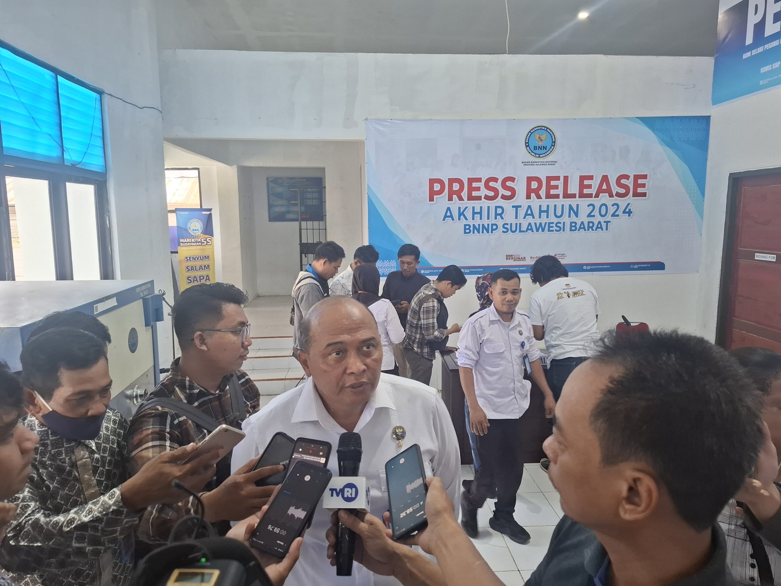 Kepala BNNP Sulbar Rudy Muliyanto
