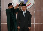 Bahtiar Baharuddin Lantik Amujib Sebagai Pj Sekprov Sulbar