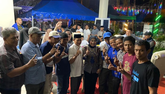 Dihadiri Ribuan Massa, Ketua Koalisi Tina-Yuki dan SDK-JSM Gelar Syukuran, Lomba Hingga Pembagian Doorprize