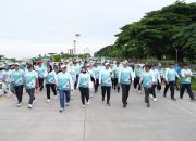 Semangat Kebersamaan, Kapolda Sulbar Ikuti Fun Walk dan Donor Darah HUT KORPRI ke-53