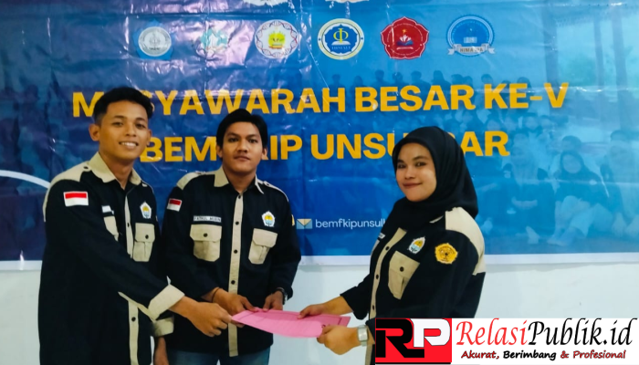 Fathul Mubin Resmi Terpilih Sebagai Ketua BEM FKIP Unsulbar Periode 2025-2026.
