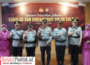 Pimpin Pelantikan Karo Log dan Dir Pamobvit, Kapolda Sulbar Harapkan Sinergi dan Dedikasi Tinggi untuk Tingkatkan Kinerja Polda