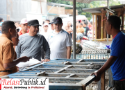 Pj.Gubernur Sulbar Pantau Harag Pangan Dan laksanakan GPM Dikabupaten Majene