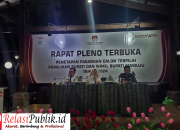 KPU Mamuju Resmi Menetapkan TINA-YUKI Sebagai Bupati dan Wakil Bupati Mamuju Terpilih