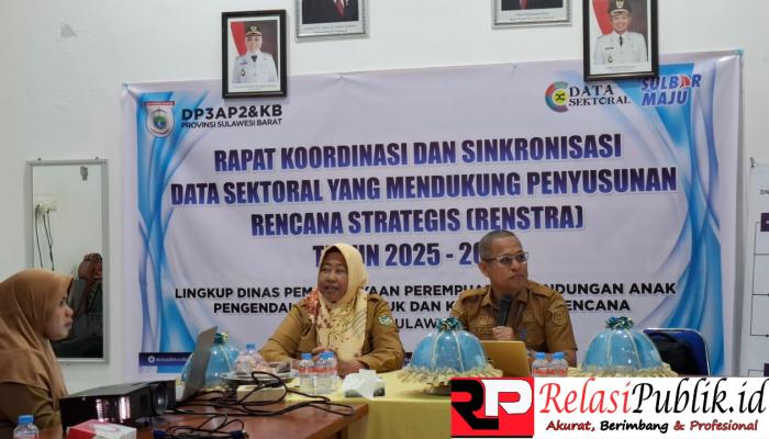 DP3AP2KB Sulbar Melaksanakan Rapat Renstra Bersama DP3A Kabupaten Mamuju