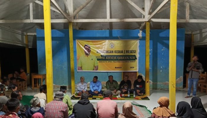 Serap Aspirasi Masyarakat, Anggota DPRD Sulbar Khalil Qibran Melaksanakan Reses Hingga Pelosok Mamuju