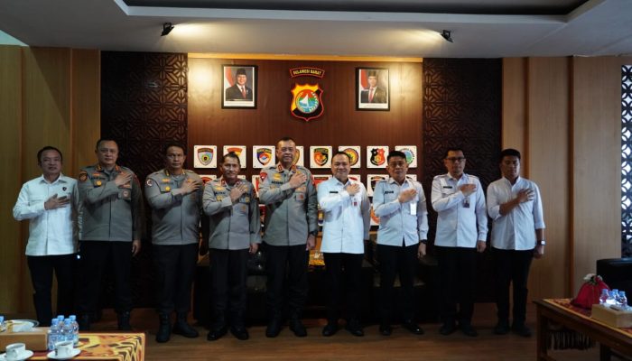 Kapolda Sulbar Perkuat Kemitraan dengan Kanwil Kemenkumham