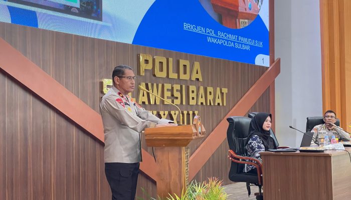 Wakapolda Sulbar Pimpin Rakernis RO Rena: Evaluasi Pengisian dan Pengelolaan ABK