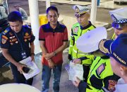 Polda Sulbar Tingkatkan Pemeriksaan Kendaraan dan Layanan Kesehatan Sopir di Terminal Simbuang