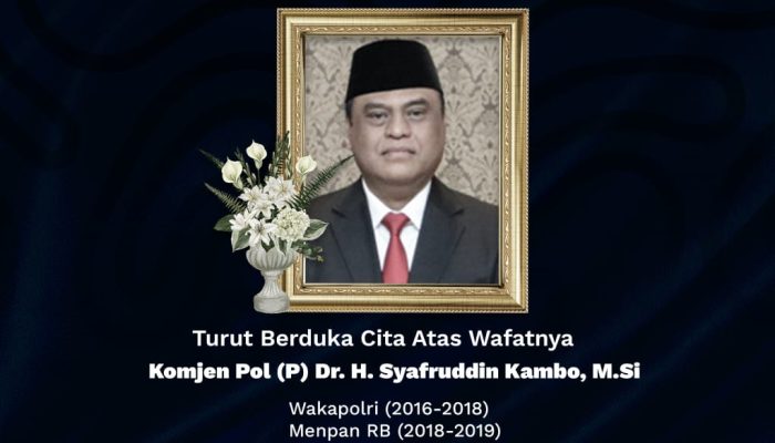 Pemprov Sulbar Ucapkan Belasungkawa Atas Wafatnya Mantan Wakapolri Syafruddin Kambo