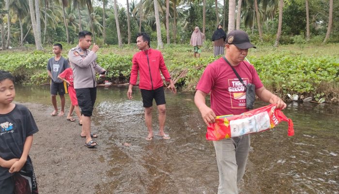 Penemuan Mayat Bayi di Tapalang, Gabung Piket Polresta Mamuju Langsung Datang TKP