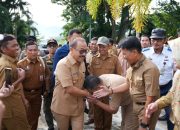 Hari Pertama Ngantor, SDK dan Wagub, Salim S Mengga Disambut ASN Pemprov Sulbar