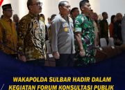 Polda Sulbar Hadiri Forum Konsultasi Publik di Kantor Gubernur, Sinergi Forkopimda Terus Diperkuat