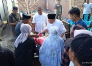 Wagub Sulbar Salim S Mengga Serahkan Bantuan untuk Korban Kebakaran di Desa Karama Tinambung