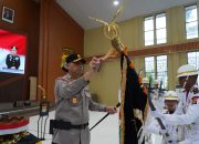 Upacara Pemuliaan Nilai – Nilai Luhur Tribrata Jadi Rangkaian Penting Sambut Hari Bhayangkara di Polda Sulbar