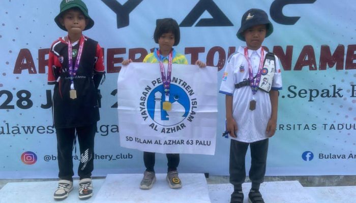 Gemilang! Atlet Panahan Sulbar Sabet 7 Medali di Turnamen Y.A.C 2025 Palu
