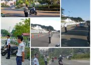 Tingkatkan Keamanan, Dishub Sulbar Lakukan Pengaturan Lalu Lintas Rutin di Sekitar Kantor Gubernur