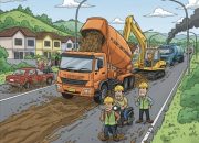 Jalan Trans Sulawesi Jadi Licin dan Berbahaya, Aktivitas Galian Tanah BTN Glory Land City Mamuju Dikeluhkan Warga