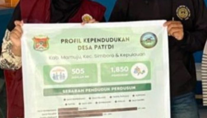 Dukung Perencanaan Pembangunan, Putri Ramadhani Mahasiswa KKN Unsulbar Susun Profil Kependudukan Desa Pati’di
