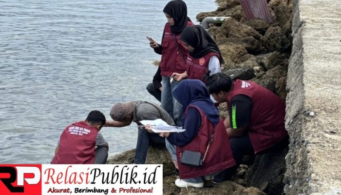 Praktikum Lapangan Pencemaran Perairan, Mahasiswa MSDP UNIMAJU Teliti Kualitas Air Pesisir Mamuju