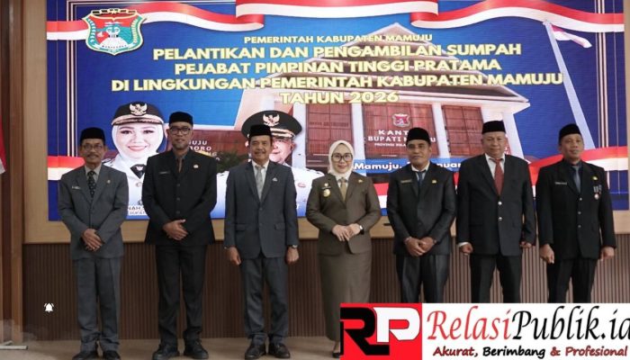 Bupati Siti Sutinah Suhardi Resmi Melantik Muhammad Hasrul Sebagai Sekwan DPRD Mamuju