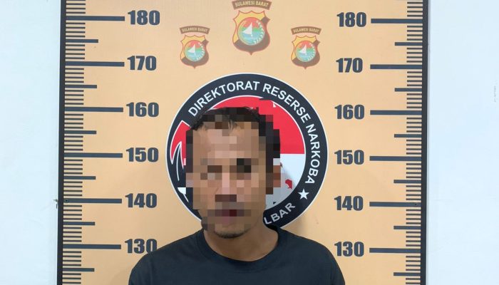 Simpan Sabu di Rumah, Warga Sampaga Diciduk Ditresnarkoba Polda Sulbar