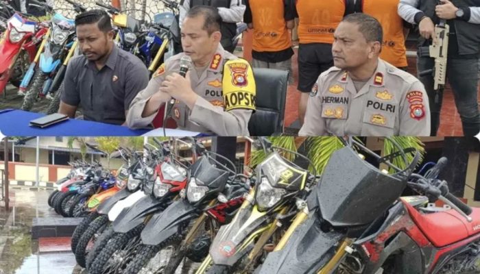 Motor Trail Jadi Target, Polresta Mamuju Ungkap Sindikat Curanmor