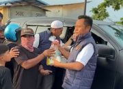 Tebar Kebaikan Berkah Ramadan, Ditkrimsus Polda Sulawesi Barat Bagikan Takjil dan Parcel Sembako