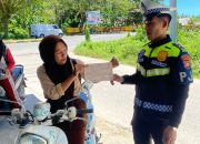 Stop Pelanggaran di Usia Dini, PJR Ditlantas Polda Sulbar Gencarkan Edukasi Tertib Berkendara di Kalangan Pelajar