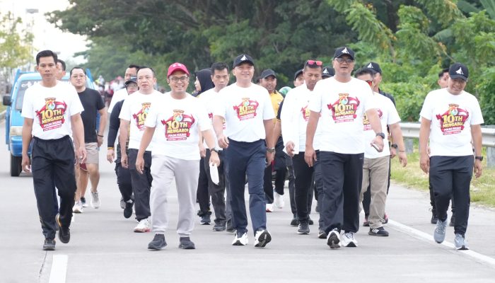 Ditlantas Polda Sulbar Meriahkan CFD Lewat Kampanye Keselamatan Dengan Cara Lebih Menarik