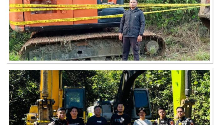 Polresta Mamuju Berhasil Ungkap 3 Lokasi Penambangan Emas Ilegal