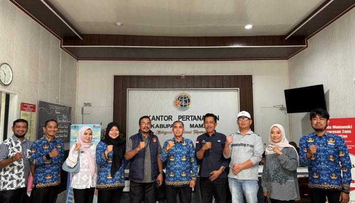 Koordinasi Pensertifikatan Aset Sekolah, Bidang Pertanahan Disperkimtanhub Sulbar Sambangi Kantor Pertanahan Mamasa